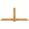 Ekena Millwork Eugene Rough Sawn Timber Gable Bracket, Western Red Cedar, 84"W x 38"H x 4"D x 6"F, 11/12 Pitch GBW084X38X0406EUG00RWR - alternate 1